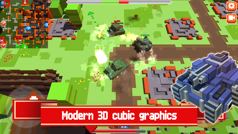 Brawl Boxes: Pixel tanks Screenshot 0