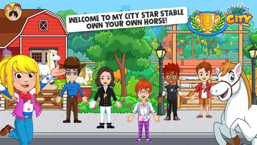 My City: Star Horse Stable Ảnh chụp màn hình 0