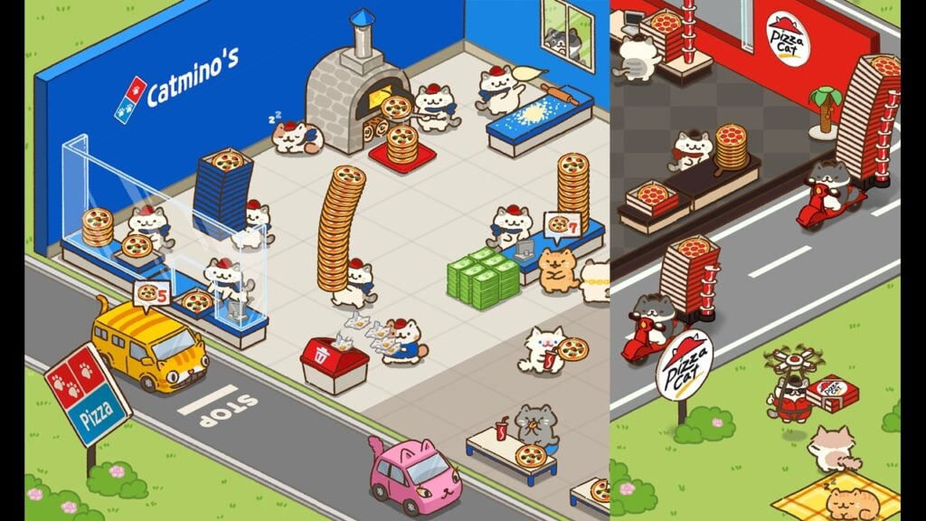 แมวกำลังยึดครองห้องครัวใน Pizza Cat เกมทำอาหารแนวใหม่!