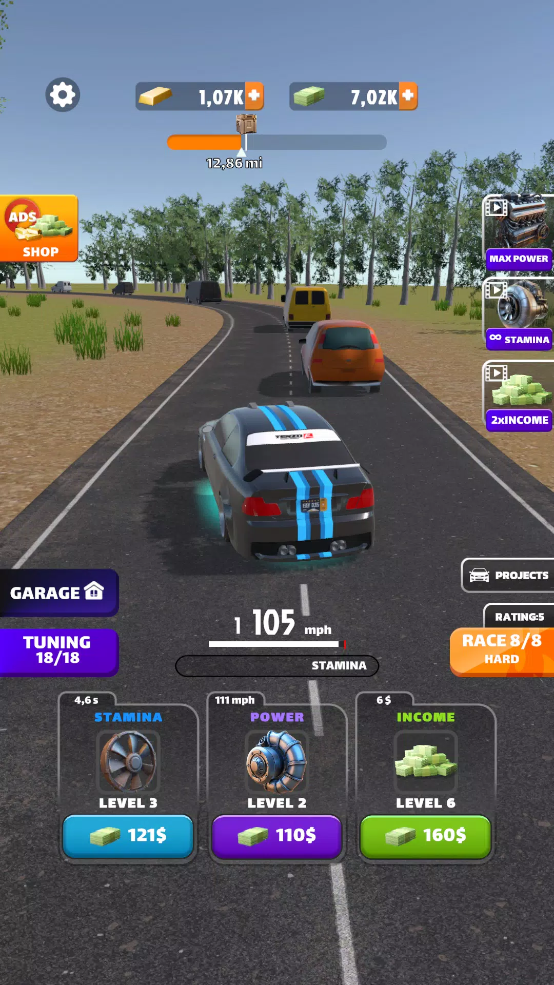 Racing Highway: Car Idle স্ক্রিনশট 2