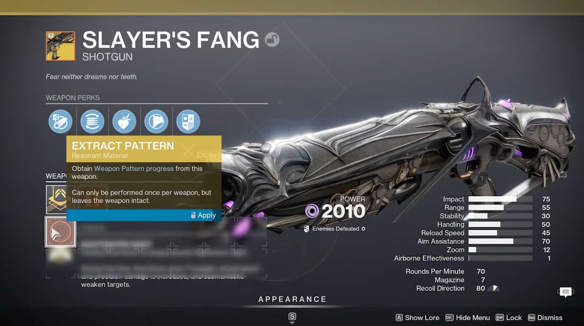 Wie man die Fang -Schrotflinte des Slayers in Destiny 2 bekommt