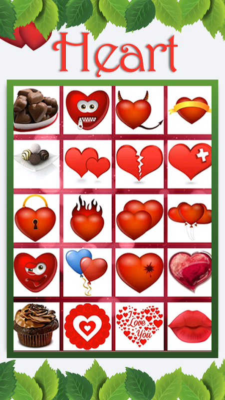 Valentine Love Emojis Ảnh chụp màn hình 1