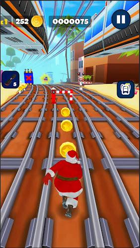 Subway Santa Claus Runner Xmas Zrzut ekranu 0