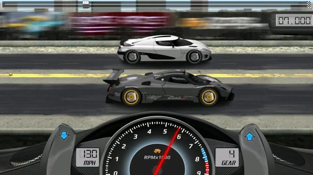 Drag Racing Mod ภาพหน้าจอ 1