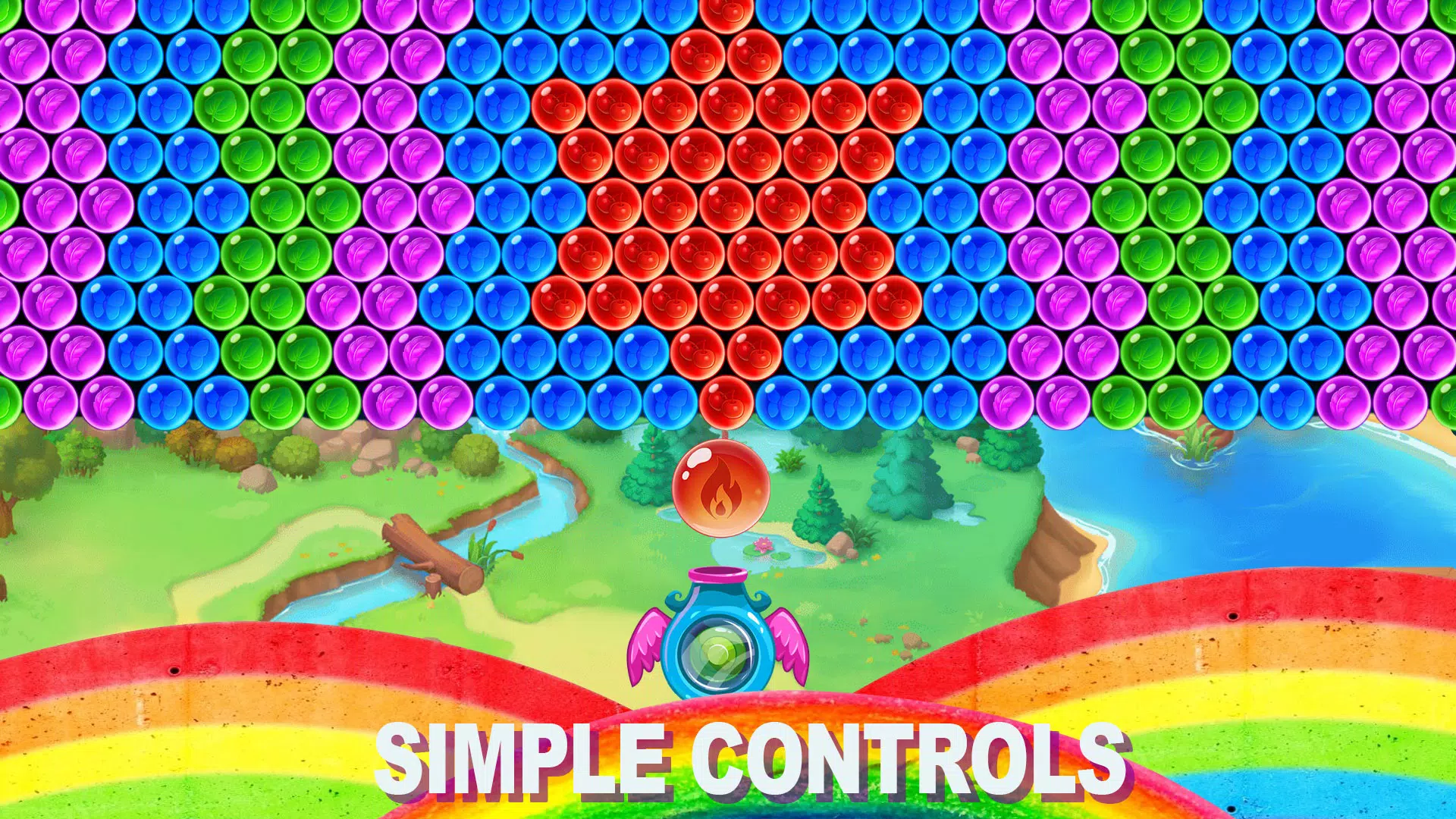 Bubble Pop Blitz! Puzzle Game Captura de pantalla 1