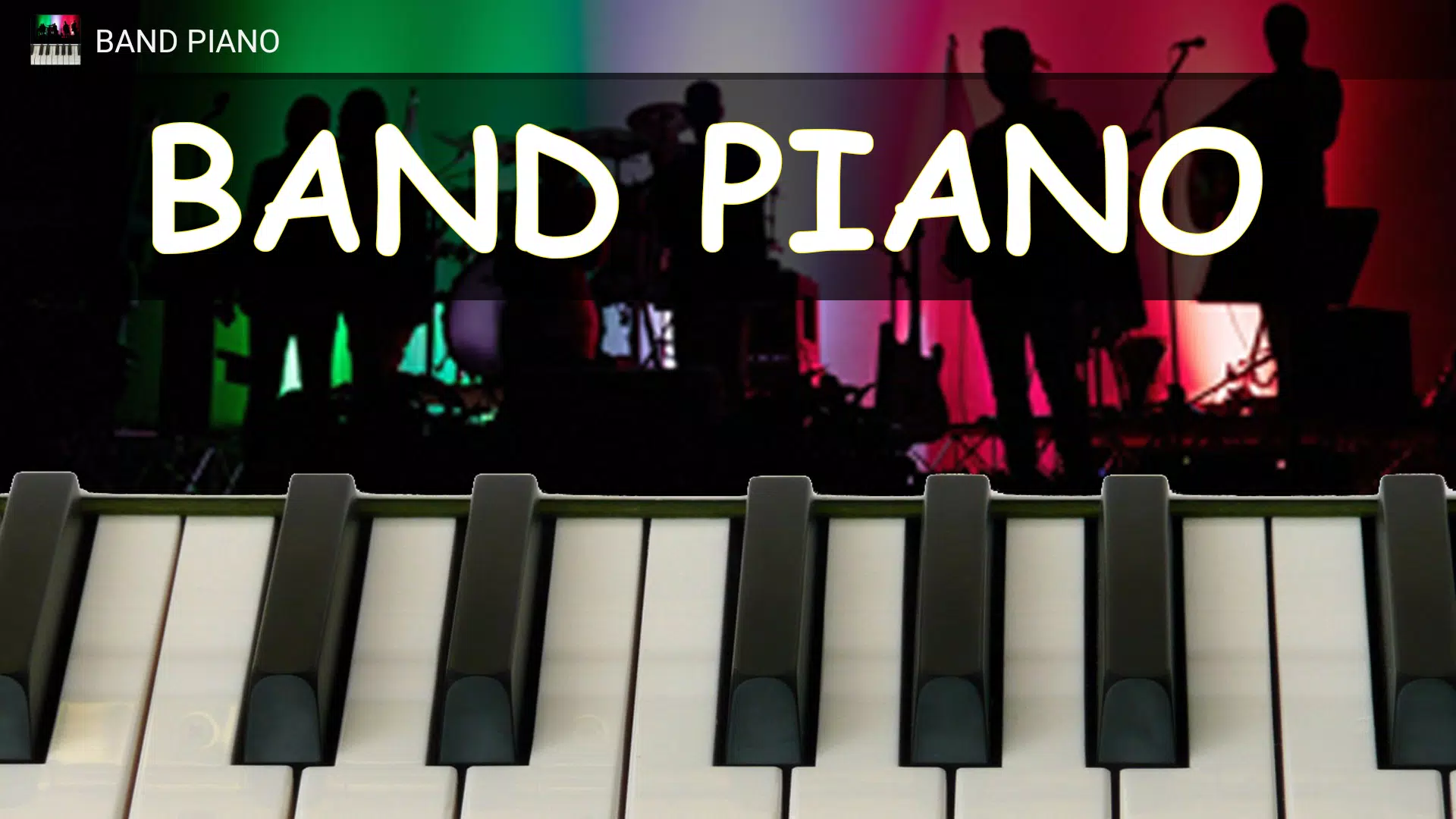 Band piano Schermafbeelding 0