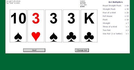 5 Card Draw Poker Solitaire Ảnh chụp màn hình 3