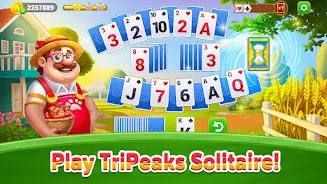 TriPeaks Solitaire Old Farm स्क्रीनशॉट 2