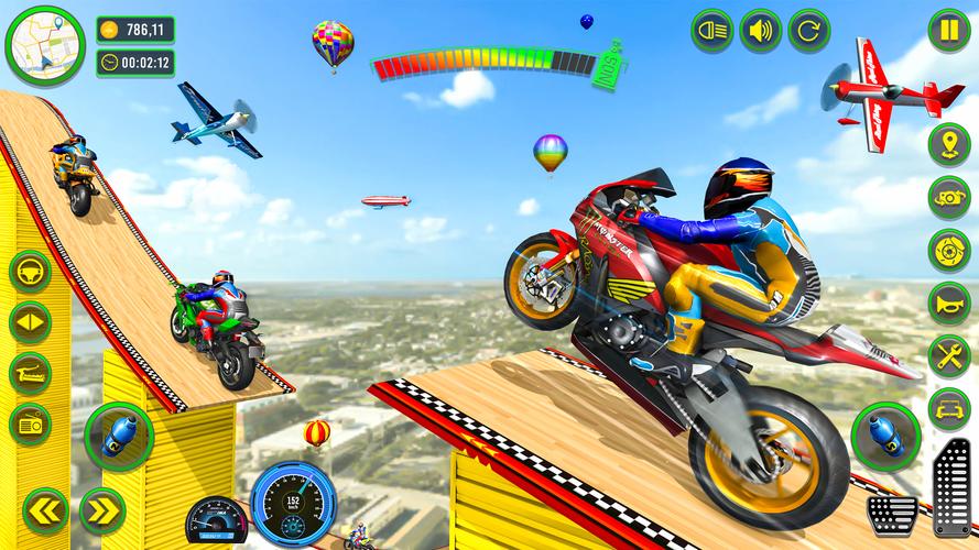 Mega Ramp Stunts Bike Games 3d Zrzut ekranu 2