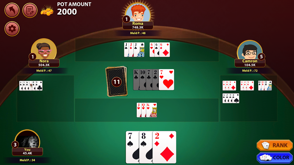 Rummy 500 : The Rummy Game Capture d'écran 2