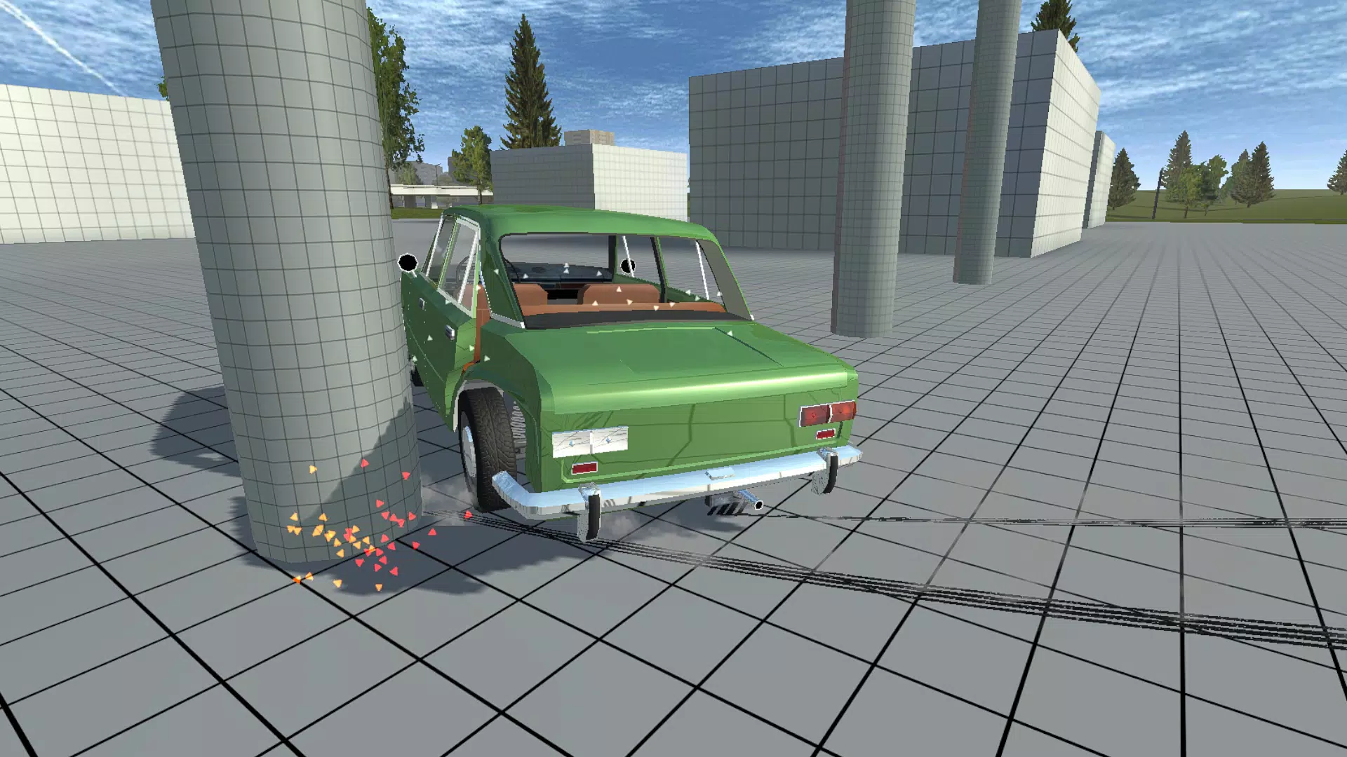 Simple Car Crash Physics Sim 스크린샷 0