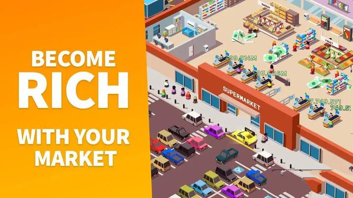 Idle Supermarket Tycoon Tiny Shop Game 스크린샷 0