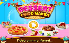 Dessert Sweet Food Maker Game Tangkapan skrin 2