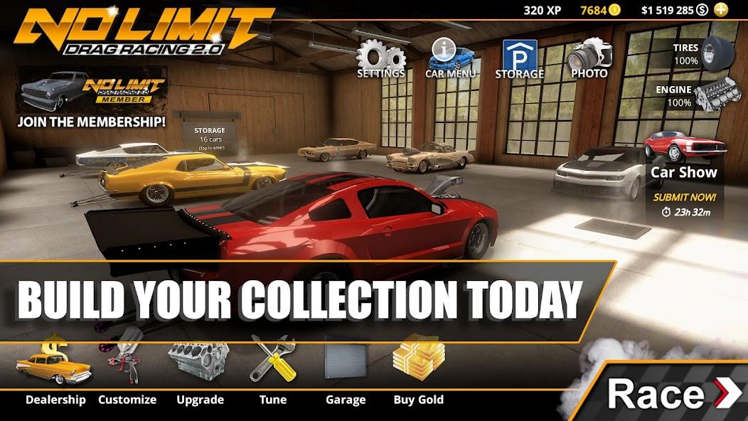 No Limit Drag Racing 2 Mod Screenshot 0