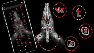 Jesus Cross Launcher Theme 스크린샷 2