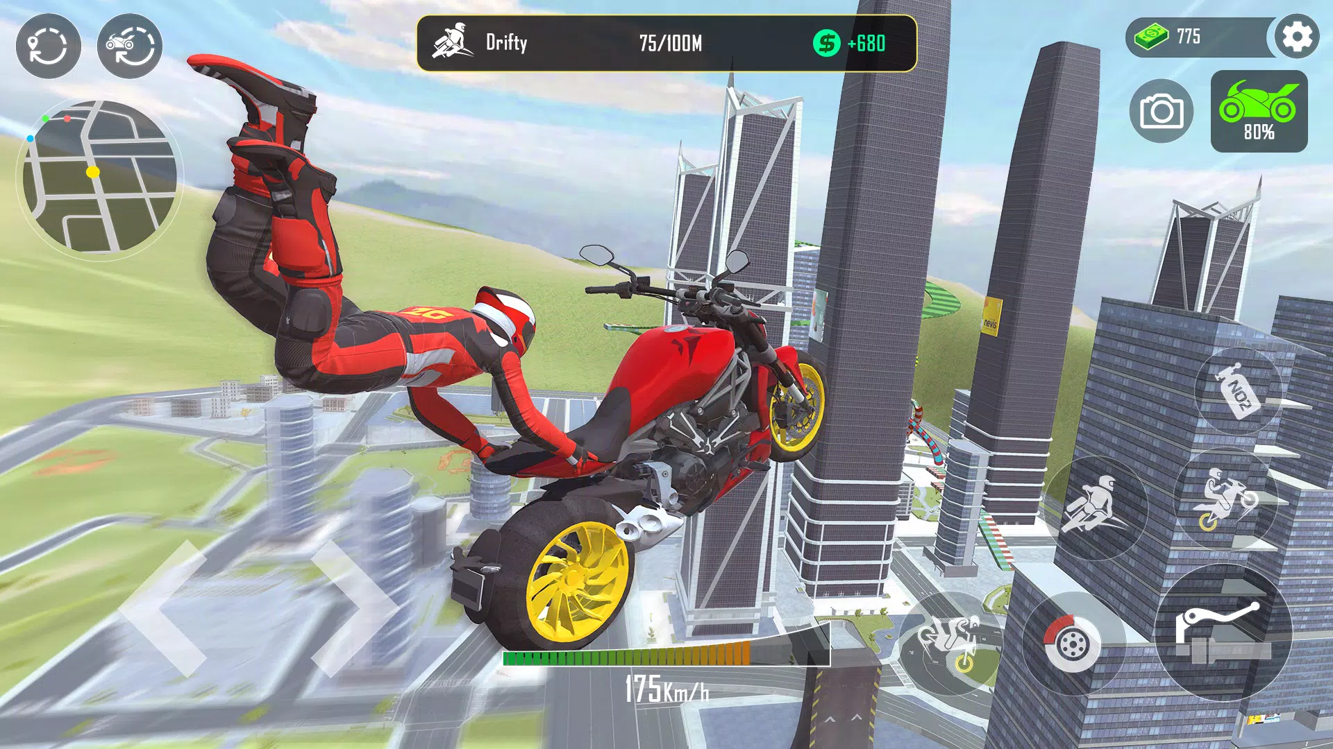 GT Moto Stunt 3D Screenshot 0