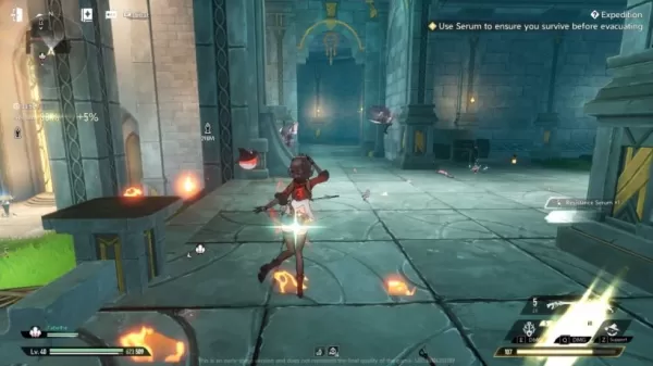 Character customization options preview