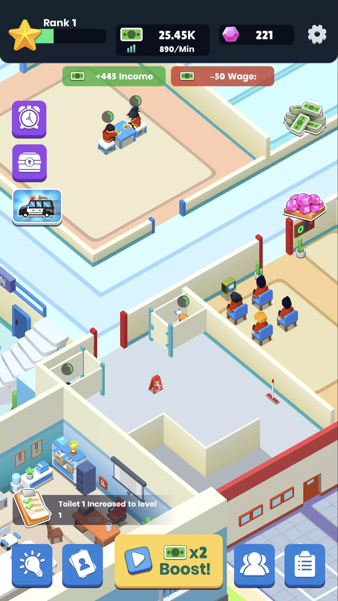 Emergency mission - idle game Screenshot 2