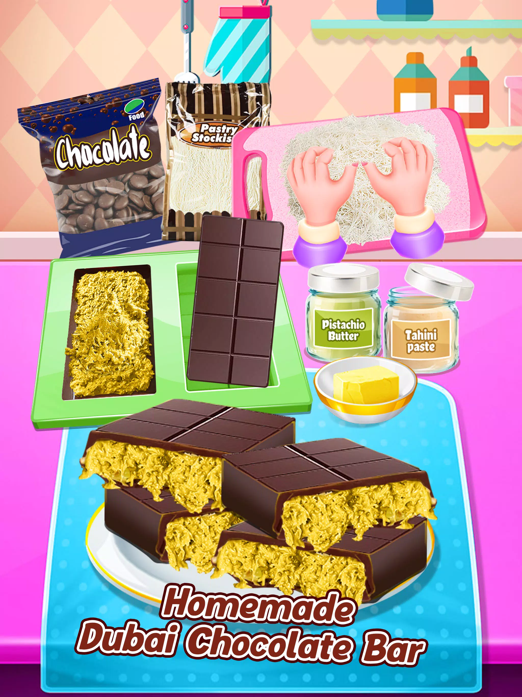 Sweet Chocolate Bar Desserts Captura de tela 1