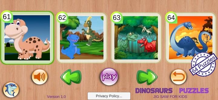 Dinosaur Puzzles & Jurassic Ji Screenshot 2