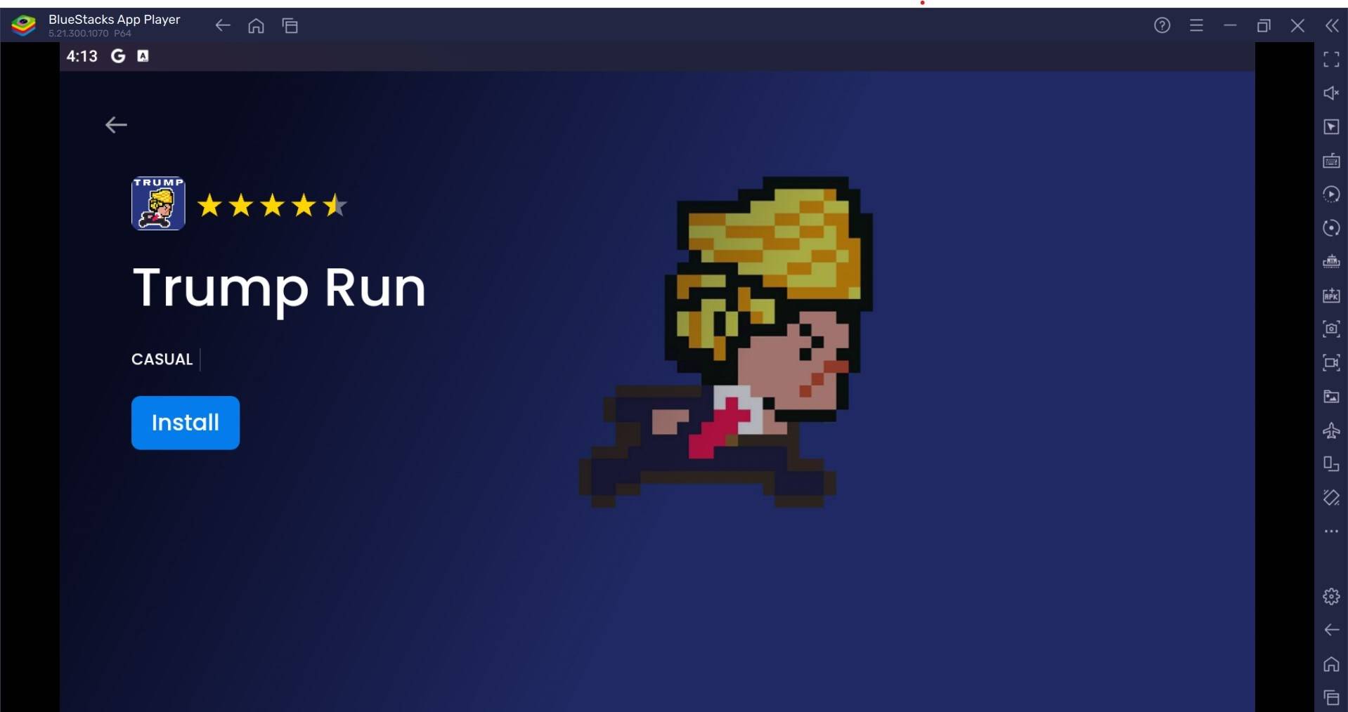 Maglaro ng $ Trump Game sa PC gamit ang Bluestacks: Isang Gabay