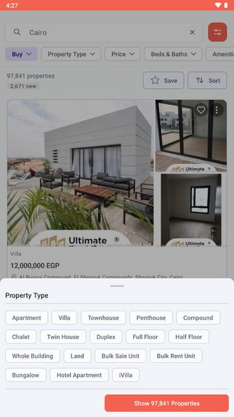 Propertyfinder Ảnh chụp màn hình 2