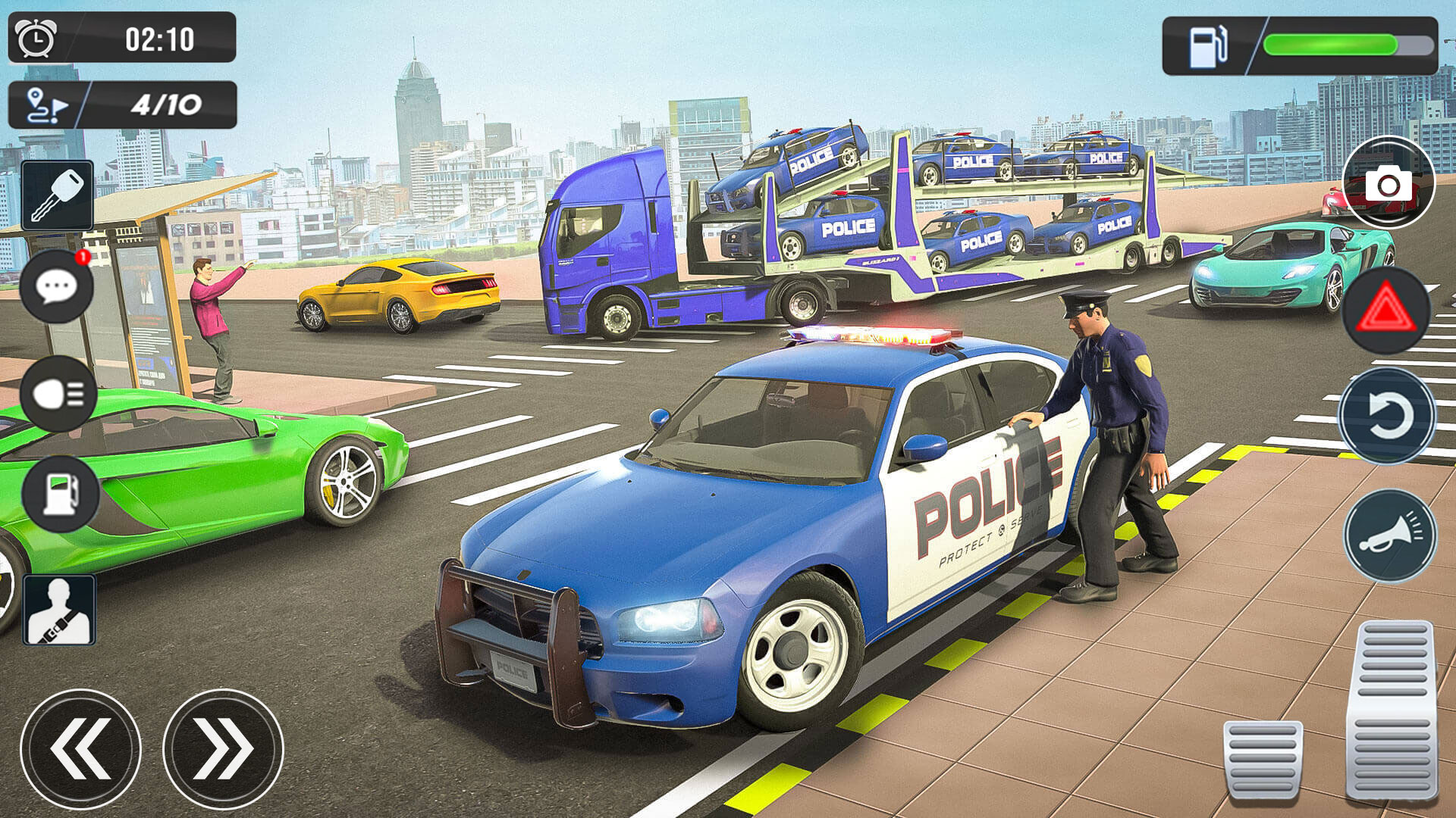 Police Games: Truck Transport Скриншот 1