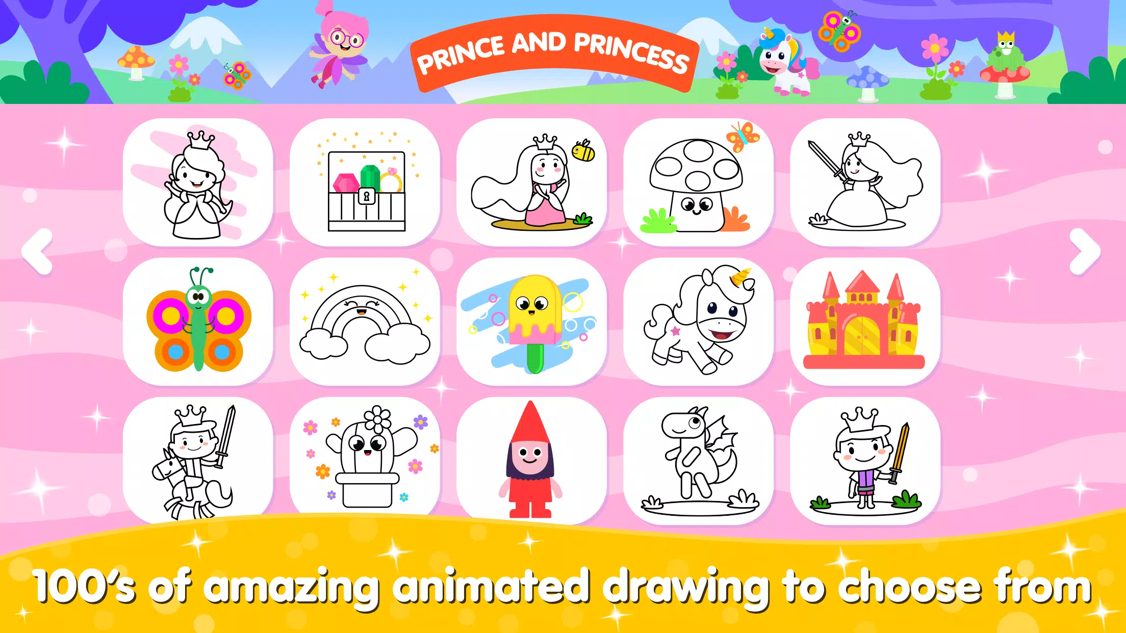 Coloring and Drawing For Girls Ảnh chụp màn hình 2