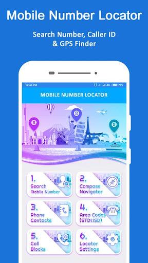 Mobile Number Location - Phone Call Locator 스크린샷 0