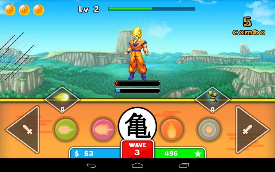 Goku Saiyan Warrior Tangkapan skrin 2