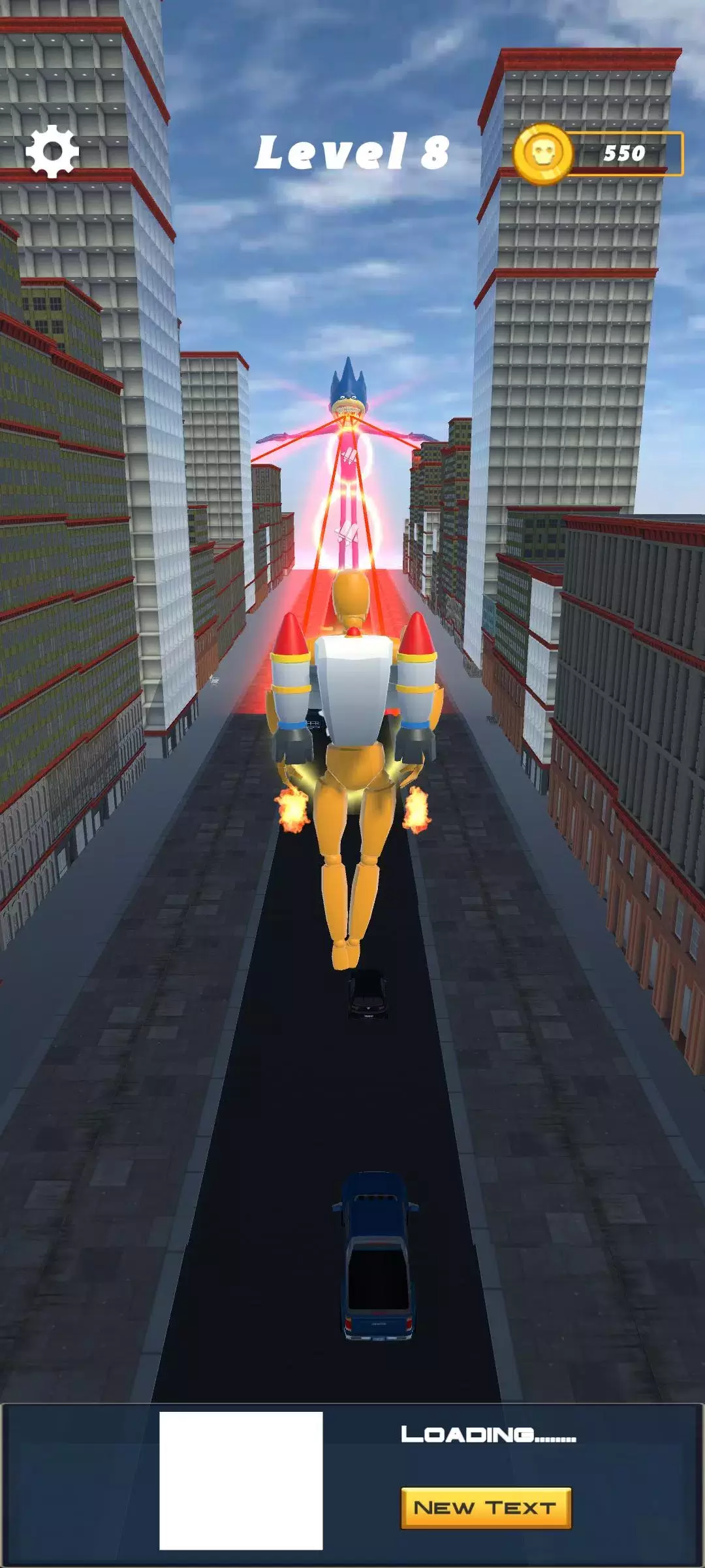 Schermata Jetpack Ragdoll: Fly Adventure 1