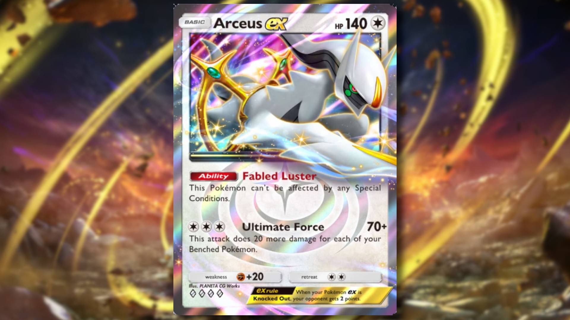 Arceus Ex Decks Terbaik di poket Pokemon TCG