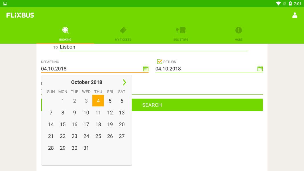 FlixBus Screenshot 2