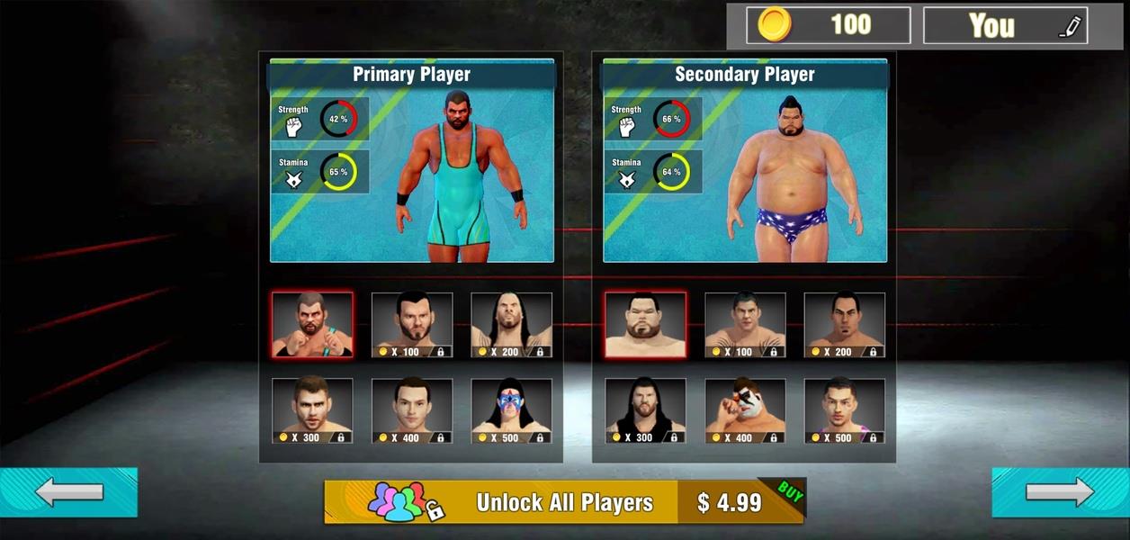 Tag Team Wrestling Games: Mega Cage Ring Fighting Screenshot 2