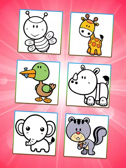 Coloring Games: Color Animals Скриншот 0