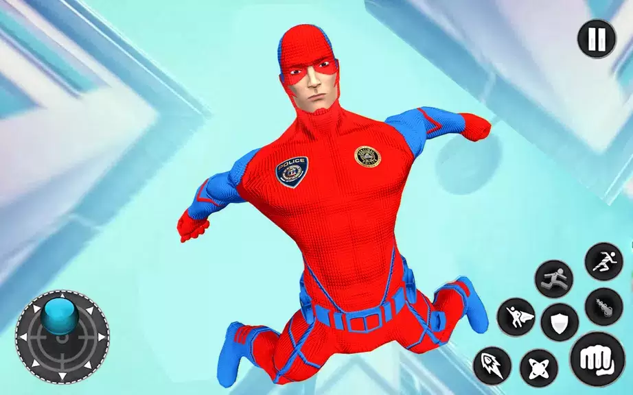 Captain Super Hero Man Game 3D Capture d'écran 0