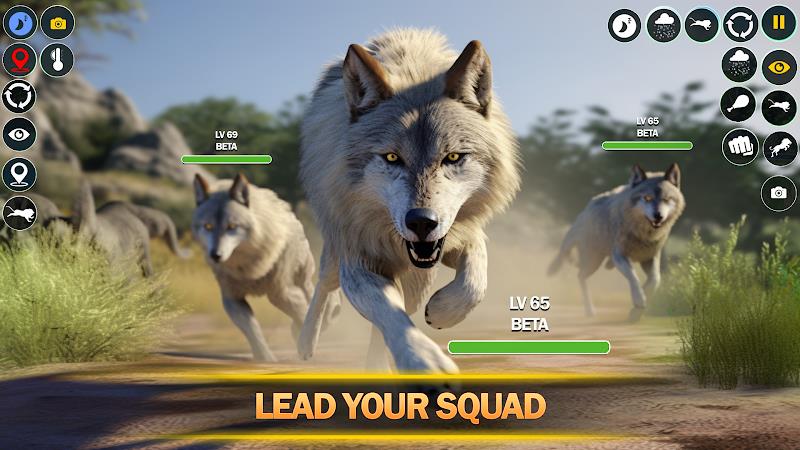 Wolf Simulator: Wild Wolf Game Screenshot 0