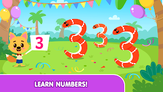 Numbers learning game for kids 螢幕截圖 1