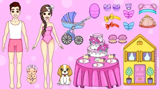 Chibi Dolls Dress Up DIY Games 螢幕截圖 0