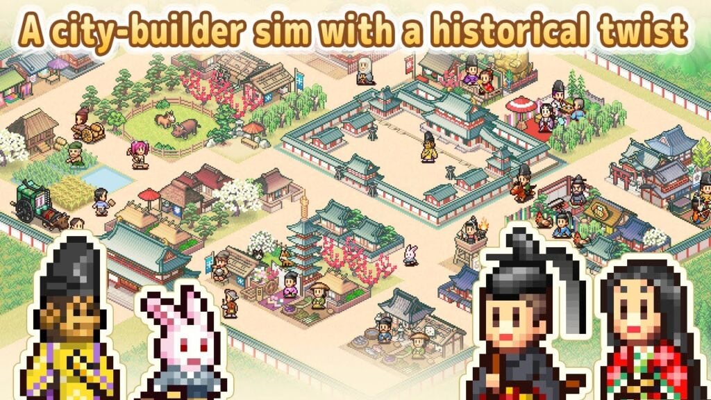 Pixel Paglalakbay sa Sinaunang Hapon: Ang Kairosoft ay nagbubukas ng kwentong lungsod ng Heian