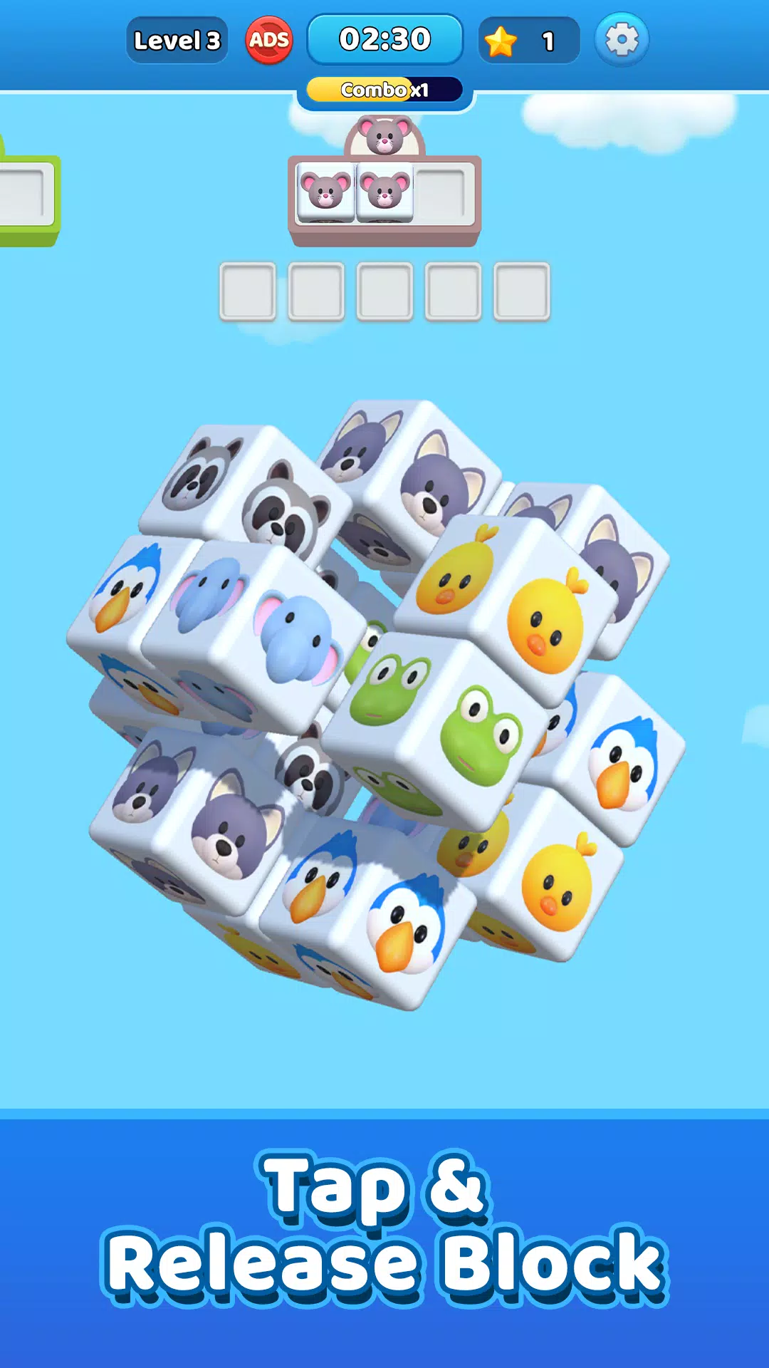 Tap Jam Master: Cube Sort 3D 螢幕截圖 1