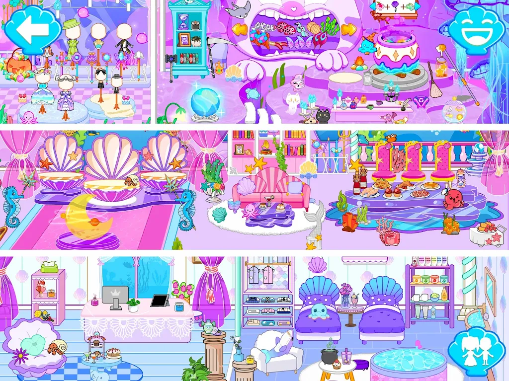 Mermaid Games: Princess Salon Screenshot 2