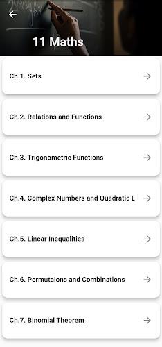 Class 11 Maths for 2023-24应用截图第1张