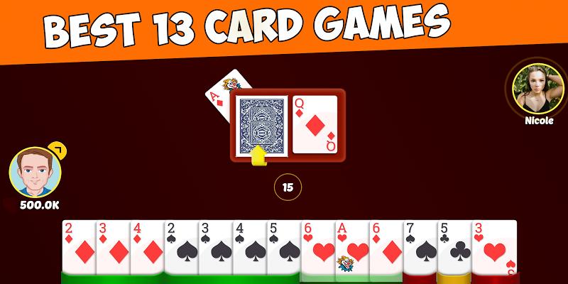 Rummy Offline 13 Card Game Скриншот 2