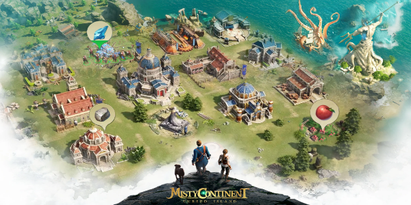 Misty Continent: Cursed Island Schermafbeelding 0