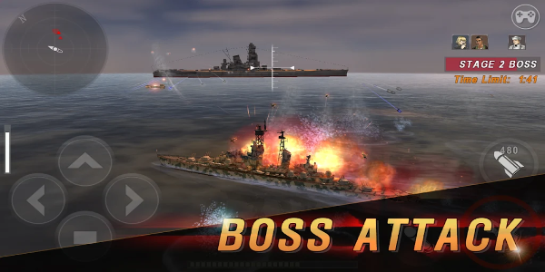 WARSHIP BATTLE:3D World War II 螢幕截圖 1
