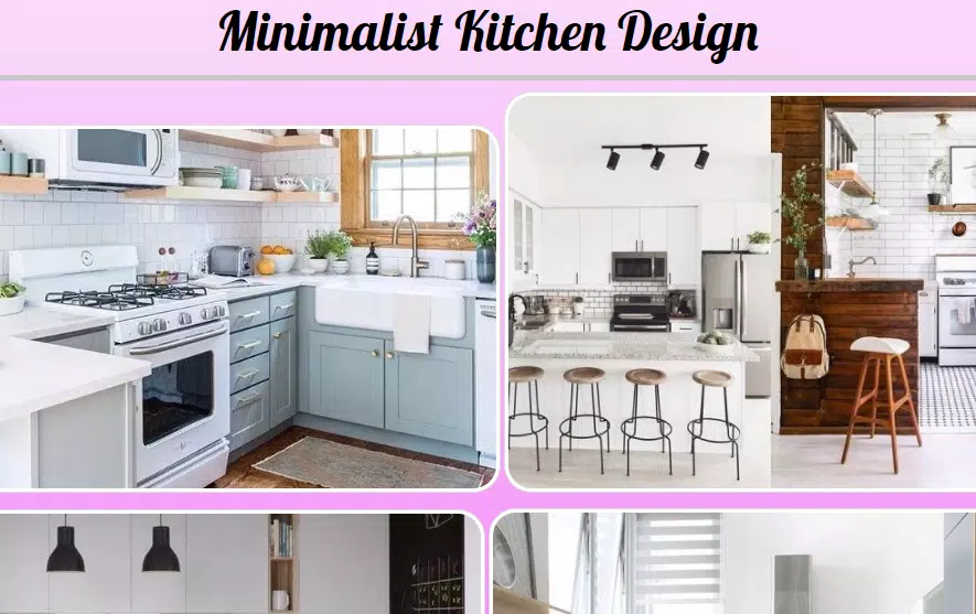 Minimalist Kitchen Design Capture d'écran 0