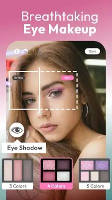 YouCam Makeup - Selfie Editor Schermafbeelding 3