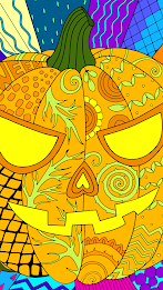 Halloween Color by Number Book Screenshot 1