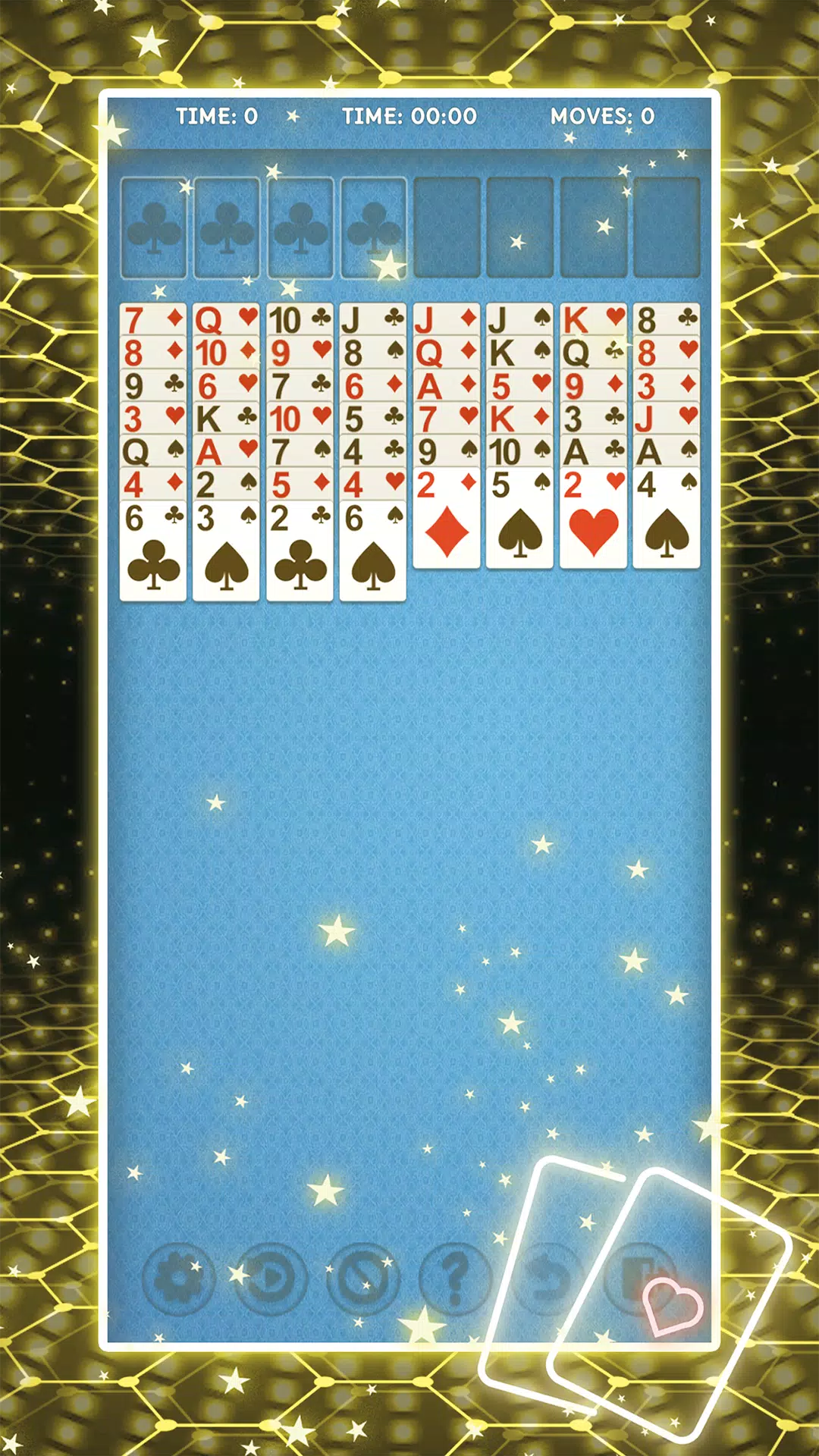 EasyCell Solitaire Game ဖန်သားပြင်ဓာတ်ပုံ 0